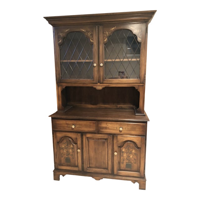 20th Century French Country Lambert Hitchcock Hutch Chairish