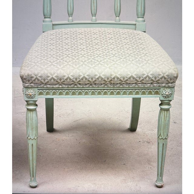 Gustavian (Swedish) Non-Gustavian Wooden Chair, 1890s, Set of 2 For Sale - Image 3 of 4