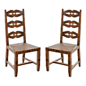 Pair of Country Side Chairs, England Circa 1890