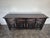 Breton Sideboard with Four Doors in Carved Oak and Brass, in Very Good conditions.