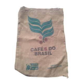 Vintage Brazilian Coffee Bag For Sale