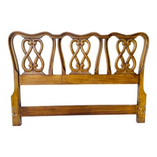 1970s White Furniture Company Full /Queen Headboard. For Sale