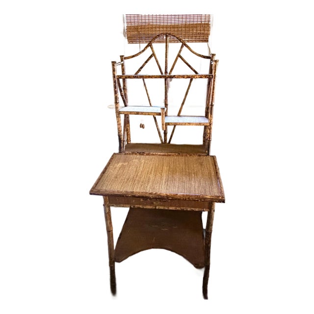 19th Century English Bamboo Secretary For Sale