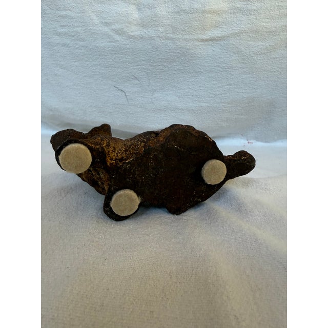 1930s Cast Iron Very Heavy Hubley Terrier For Sale - Image 9 of 11
