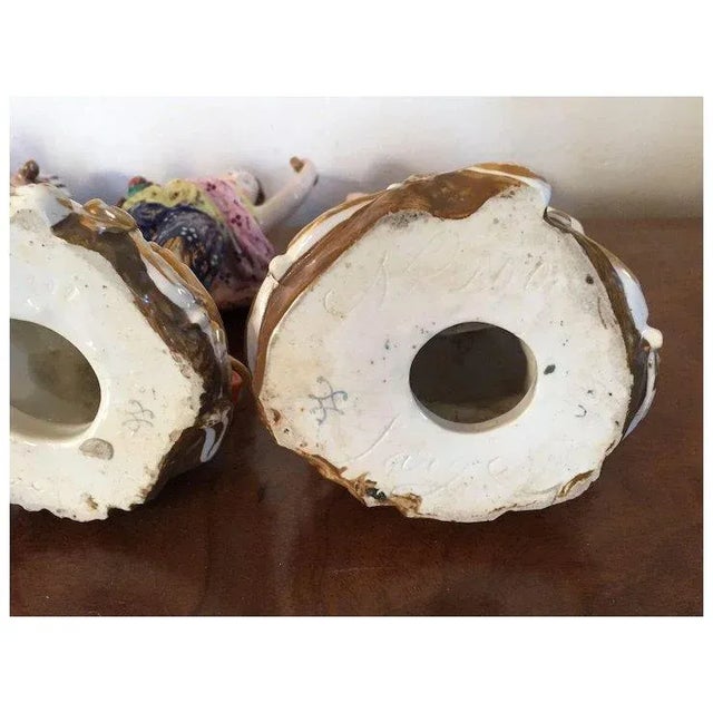 Antique Early 19th C. English Derby Porcelain Figures Representing the Four Continents - Set 4 For Sale - Image 10 of 12