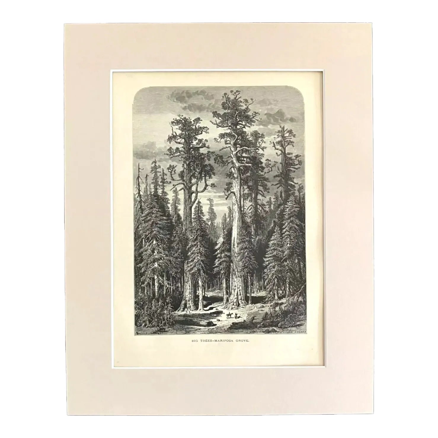 Antique 1874 Wood Engraving 