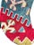 Pair of vintage Turkish kilim Christmas stockings handmade from richly patterned wool rug textiles in saturated red, blue,...
