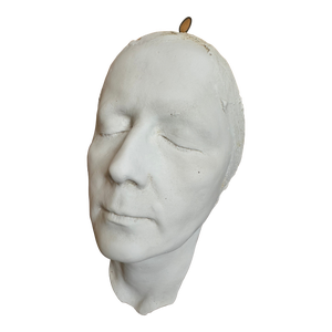 Art Deco Plaster Face Wall or Tabletop Sculpture