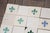 1900s Portuguese Large Antique Fleur-De-Lis & Plain White Tiles Set of 77 For Sale - Image 6 of 18