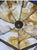 Art Nouveau Antique Art Nouveau 8-Panel Slag Glass Lamp Shade . Antique 8-Panel Slag Glass Lamp Shade - Art Nouveau / Arts & Crafts Style. For Sale - Image 3 of 12