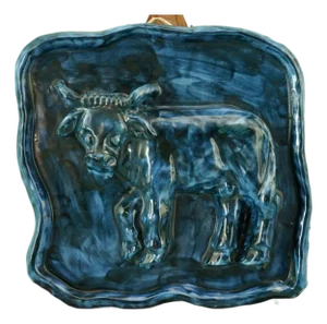 Vintage Ceramic Tile Plaque from Musa, 1930s