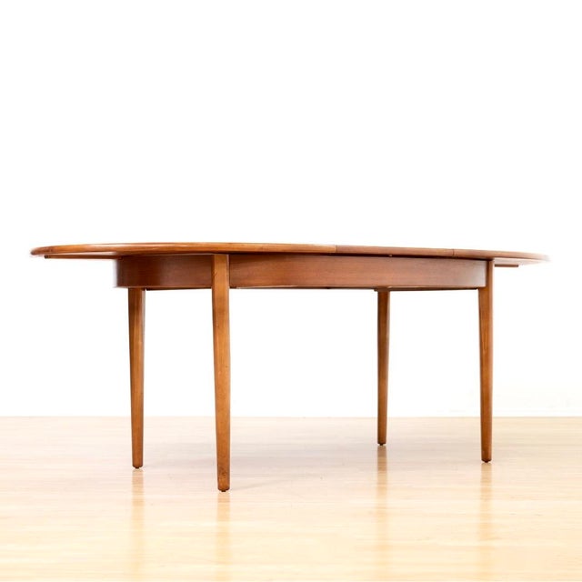 C13 - Mid Century Teak Oval Dining Table by Jentique Furniture For Sale - Image 12 of 12
