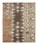 Brown 2010s Rug & Kilim’s Mid-Century Modern Style Rug in Brown and Silver Geometric Pattern For Sale - Image 8 of 8