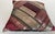 One-of-a-Kind Indian Silk Sari Brocade Throw Pillow with Metallic Zari Embroidery A vibrant decorative accent pillow...