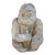 Mid-20th Century English Cast Stone Seated Gorilla Garden Ornament For Sale