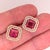 Traditional Natural Tourmaline Diamond Earrings 14k Gold 4.47 TCW Certified For Sale - Image 3 of 12