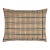 Scottish Tartan Beige Cushion With Velvet Back With Feather Filler - 33x46cm (15"x18") For Sale