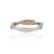 Orange Sapphire & Diamond Twist Shank Ring in Solid Silver, Size 7.5 For Sale - Image 9 of 15