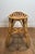 This very pretty designer stool is made entirely of rattan. This is a French work. Circa 1970