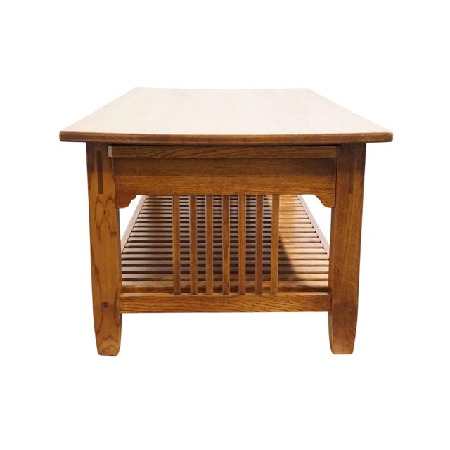 Lexington Furniture Bob Timberlake Arts and Crafts Collection Mission Style 58" Accent Coffee Table 0722-944 For Sale - Image 10 of 12