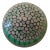 Vintage Millefiori Green Murano Blown Glass Paperweight For Sale