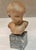 Terra Cotta Vintage French Terracotta Bust of a Child on Marble Plinth For Sale - Image 8 of 12