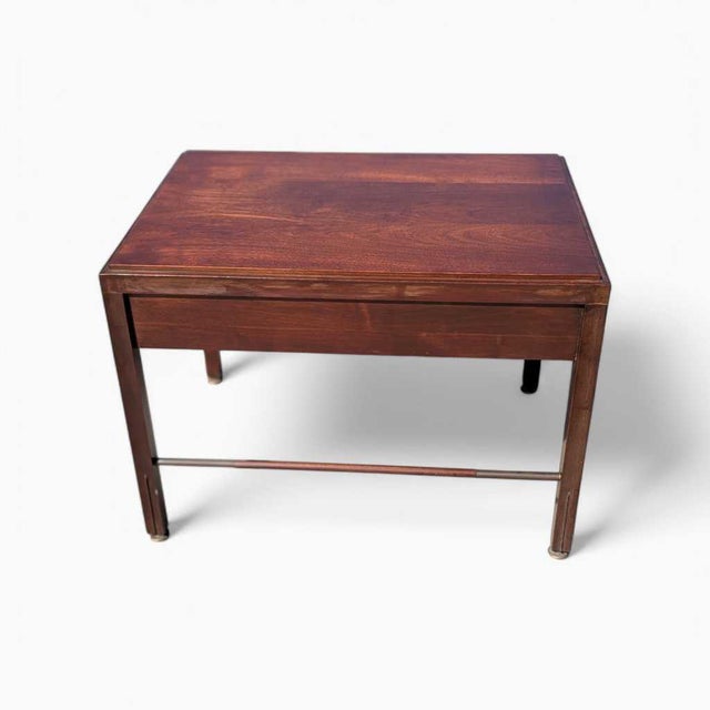 Crown City Table Co. Mid-Century Modern Wood Nightstand / End Table For Sale - Image 16 of 18