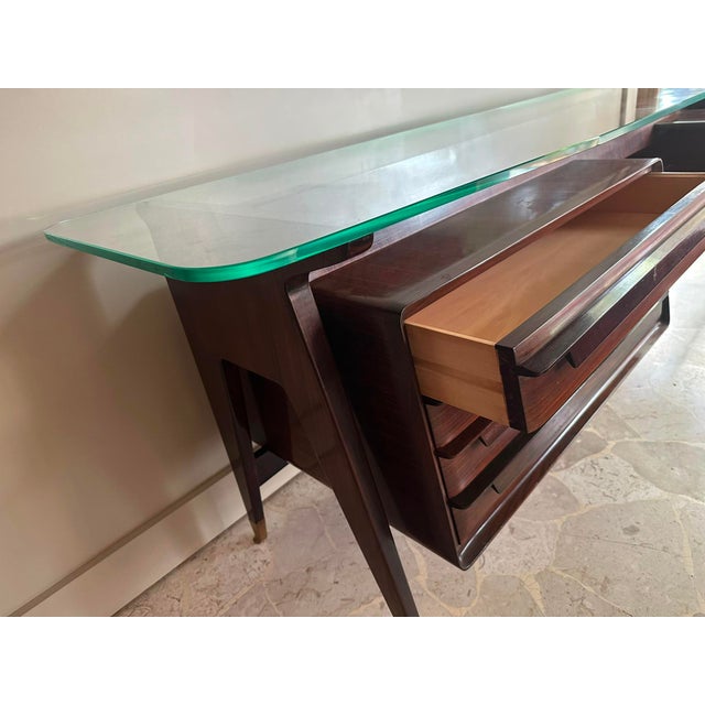Console Desk attributed to Vittorio Dassi, Italy, 1950s For Sale - Image 13 of 17