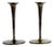 Danish Brass Candleholders, 1960s, Set of 2 For Sale
