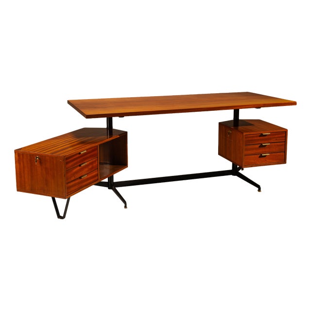 Model T95 Desk by Osvaldo Borsani for Tecno, Italy, 1953 For Sale