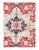 Persian Heriz Design Viscose on a cotton foundation with a medallion This rug has a dense, soft pile, and excellent...