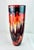 An exceptional mid-century Murano art glass cylinder vase attributed to the historic furnace of Fratelli Toso, circa 1960....