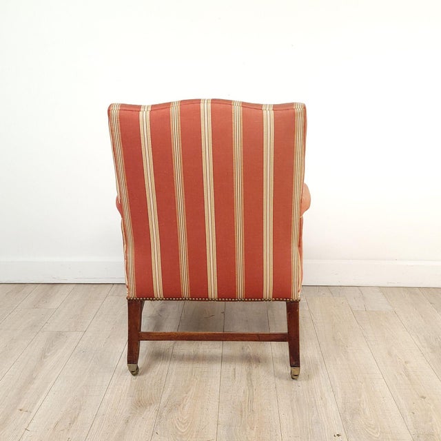 George III Mahogany Library Chair, England Circa 1800 For Sale In San Francisco - Image 6 of 10