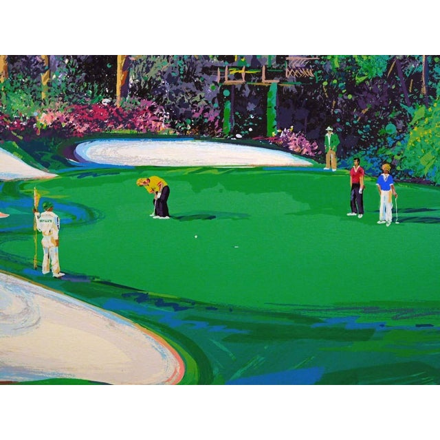 1990s Steve Bloom "Amen Corner at Augusta" Golf Hand Signed Art For Sale - Image 5 of 6