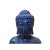 Oriental Blue Gem Stone Carved Sitting Meditation Buddha Statue For Sale - Image 4 of 10