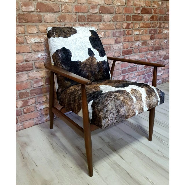 Wood Model 300-190 Armchair by Henryk Lis, Poland, 1960s For Sale - Image 7 of 7