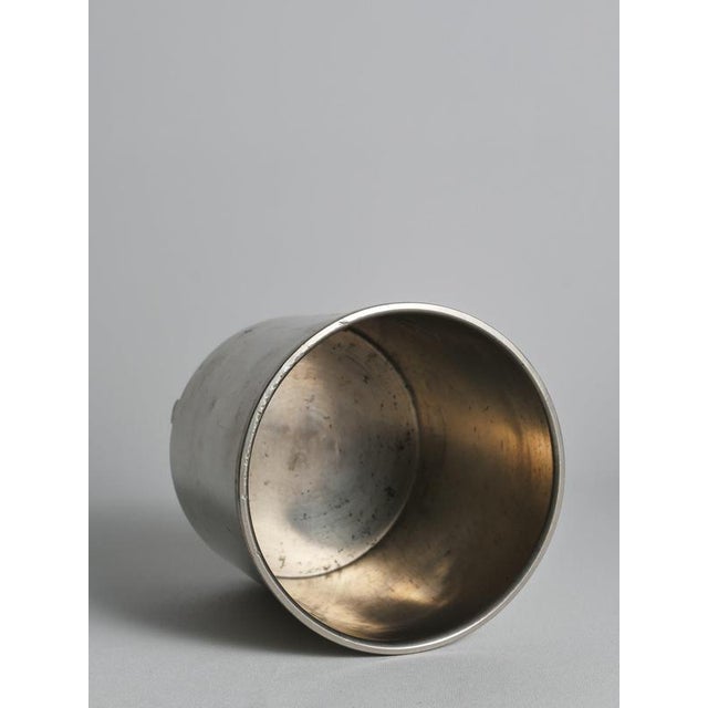 Swedish Pewter Lidded Jar with Sculptural Fish Finial and Ship Engraving, 1928 For Sale - Image 17 of 18