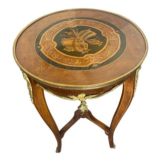 Early 20th Century Louis XV Style French Side Accent Table For Sale