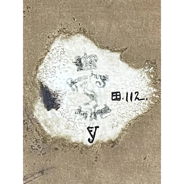 Dutch After Mesdag the Hague Earthenware Tile Wall Plate from Rozenburg, 1900s For Sale - Image 6 of 10