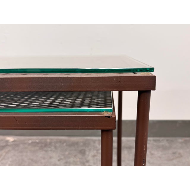 Contemporary Nesting Tables, Set of Two For Sale - Image 10 of 12