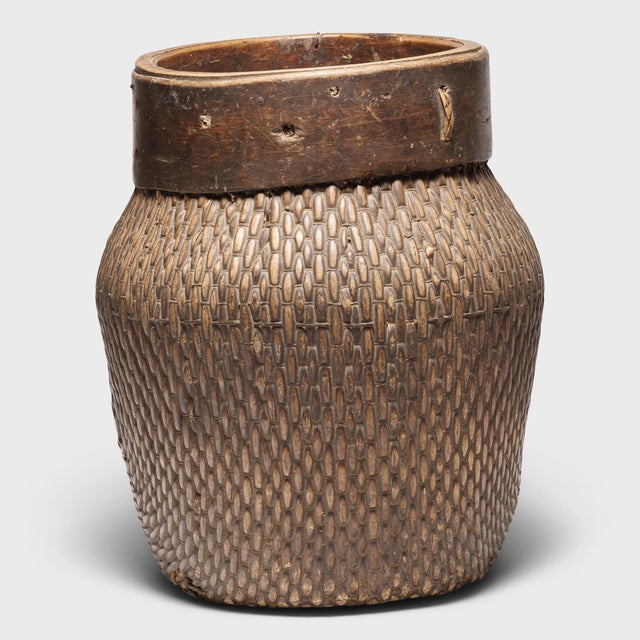 Chinese Chinese Woven River Basket, C. 1800 For Sale - Image 3 of 5