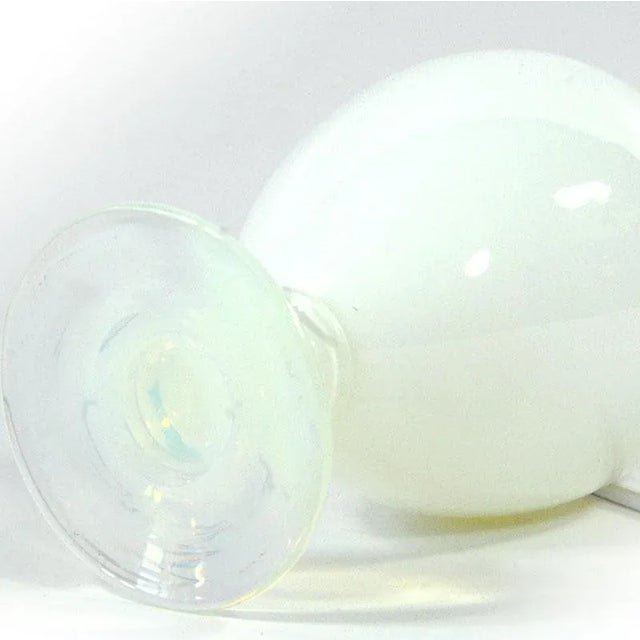 Mid-Century Modern Opal Glass Vase, Sevres, France, 1950s For Sale - Image 3 of 9