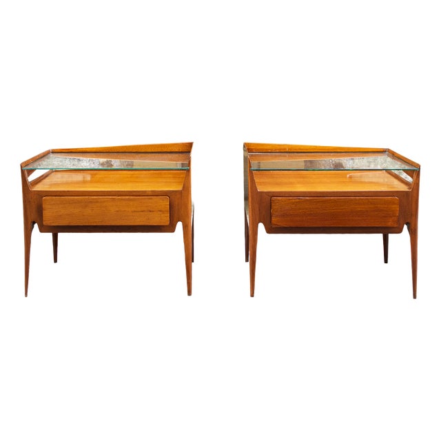 Bedside Tables by La Permanente Mobili Cantù, Italy, 1960s, Set of 2 For Sale