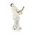 Vintage Ceramic Pierrot Statue with Lute, France, 1960s For Sale - Image 14 of 14
