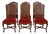 Set of 6 French Louis XV Walnut Cane Back Dining Chairs For Sale