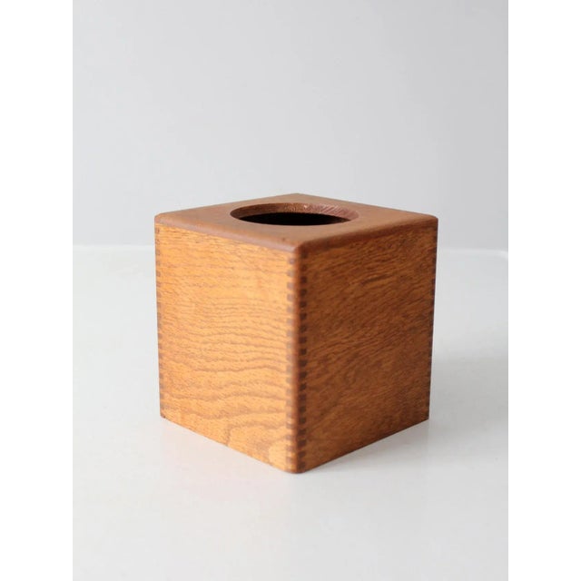 Vintage Tissue Box Cover For Sale - Image 4 of 11