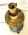 Vintage Chinoiserie Metal Lamp With Raised Koi Fish Design Circa 1970's For Sale - Image 10 of 12