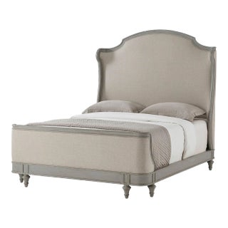 Provincial Painted Queen Size Bed For Sale