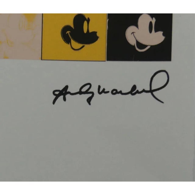 Mid-Century Modern After Andy Warhol, Mickey Mouse, 1980s, Lithograph For Sale - Image 3 of 8