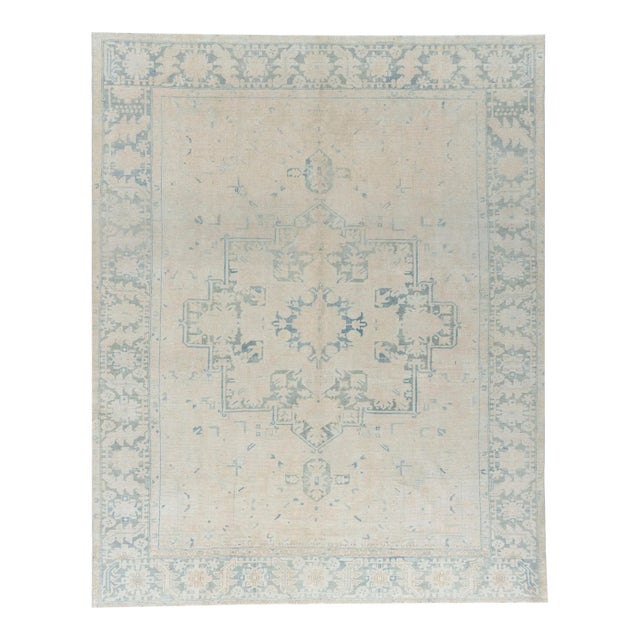 Vintage Circa 1940 Heriz Rug 9'4 X 12' For Sale